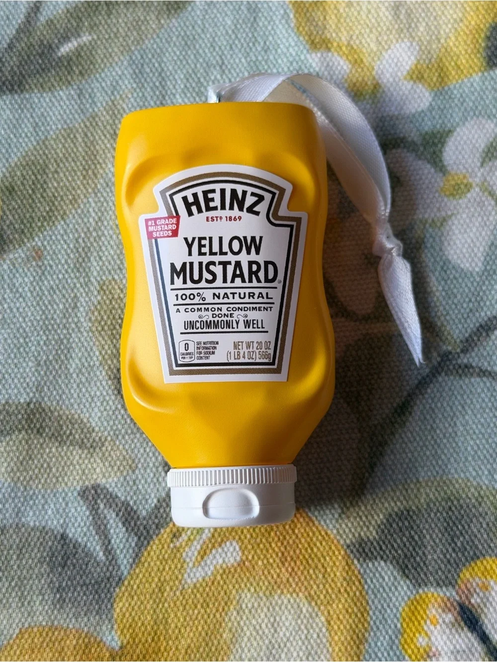 🌭 HALLMARK KEEPSAKE HEINTZ YELLOW MUSTARD ORNAMENT 🌭  NWT 🌭